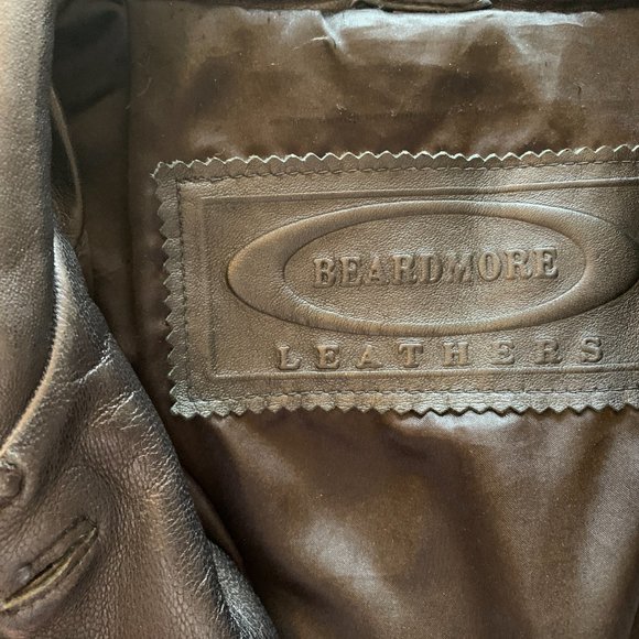 Vintage Black Leather Jacket, XS - Picture 3 of 3